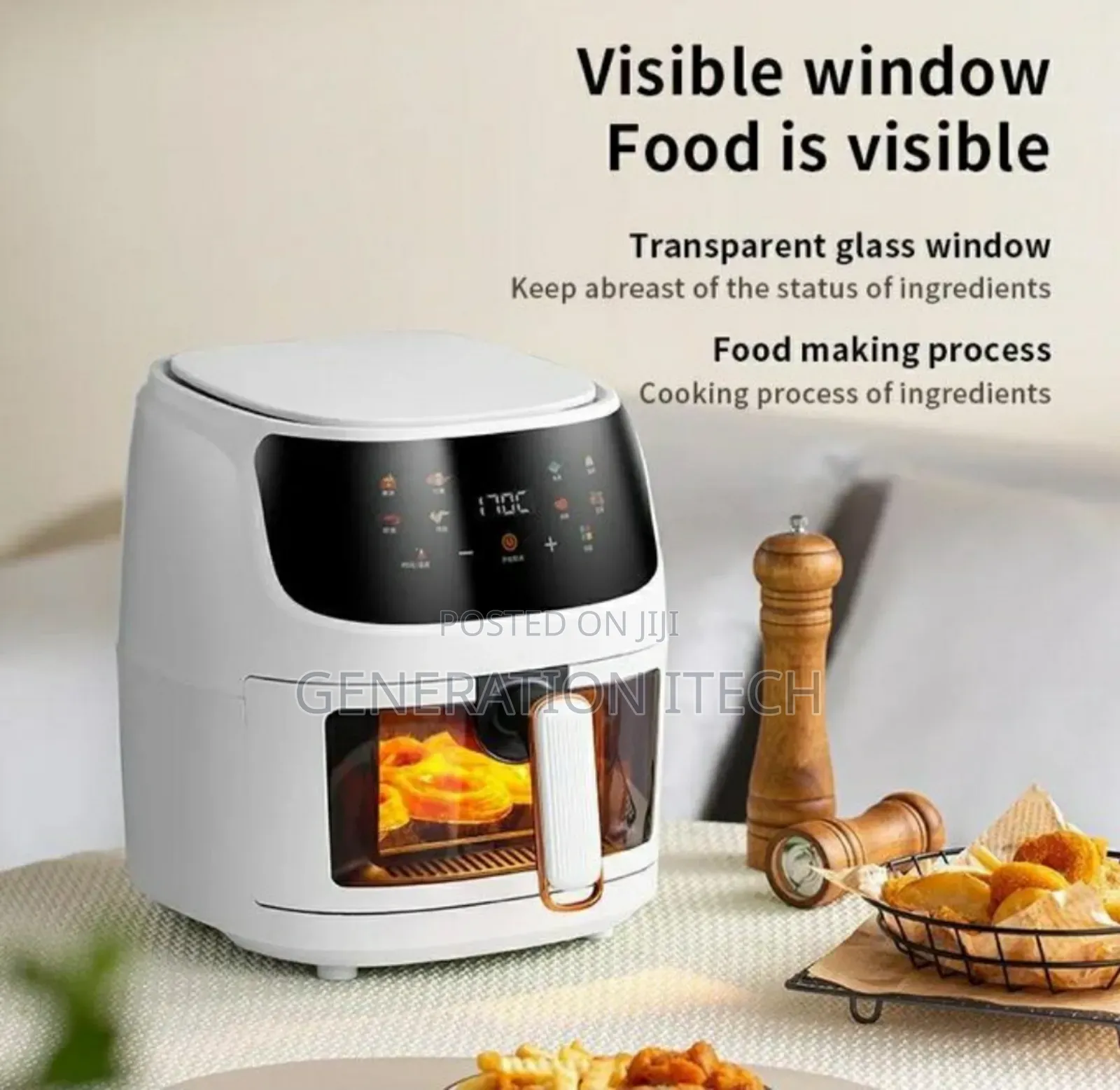 Silver Crest 8L / 8 Liters Digital Air Fryer - Multicolor