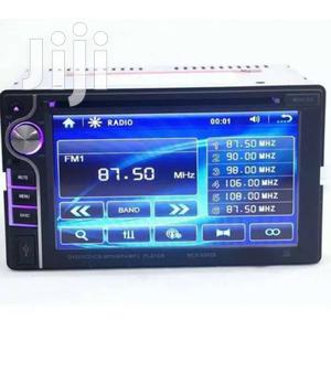 Ytf Car Radio With Blue And Red Colour.