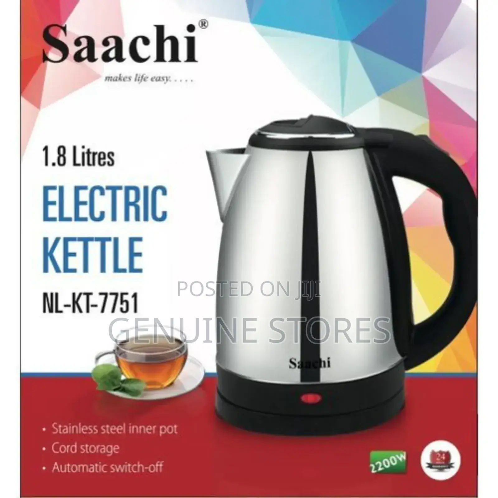 Saachi 2 Litre Electric Kettle