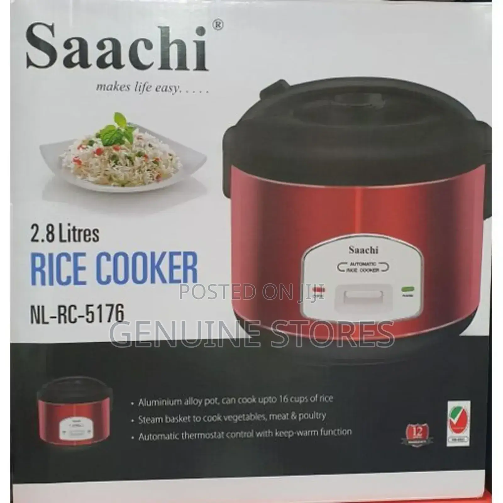 Rice Cooker 2.8 Litres