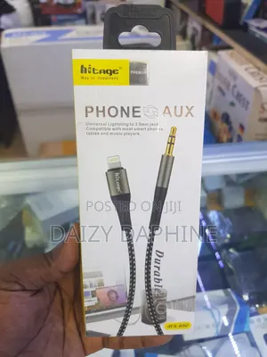 Audio Pin to Lightening Cable/ Aux Cable to Lightening