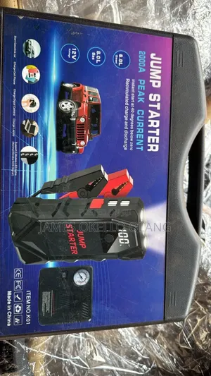 Jump Starter and Tire Pump.