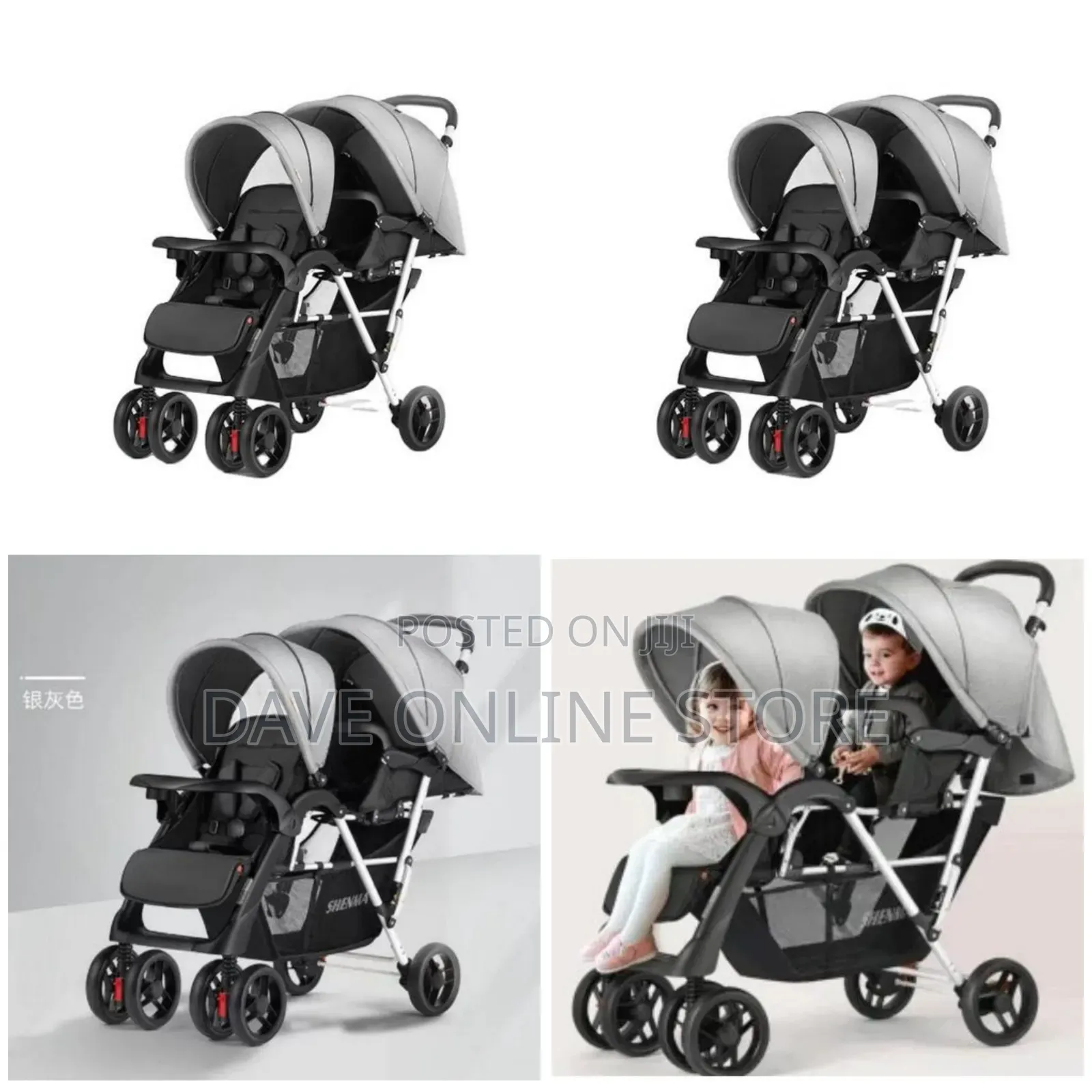 Twins Baby Stroller Double Stroller