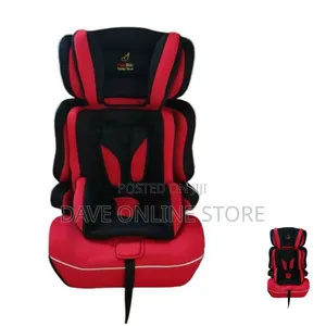 Baby Carseat Backless – Red