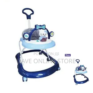 Momeasy Infant Baby Walker With Music – Blue