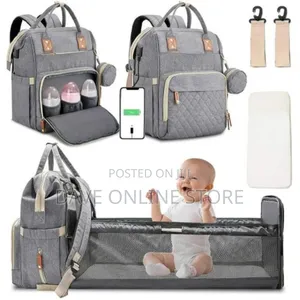 Baby Bed and Backpack With Changing Station for Infants
