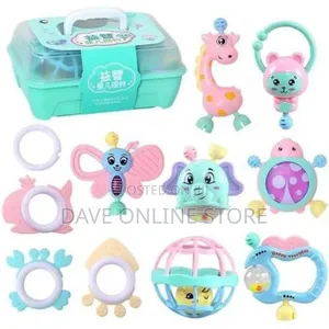 Rattles Shape Baby Toy Box 11 - Multicolor