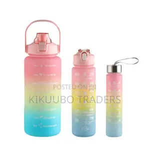 Plastic Travel Water Bottle Set