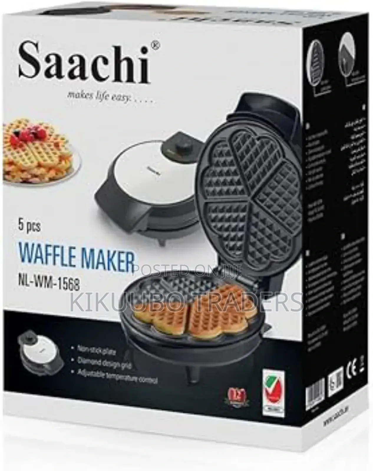 Saatchi 5pcs Waffle Maker Machine