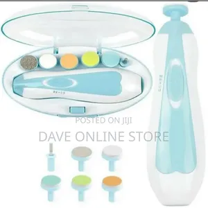 Electric Baby Kids Nail Trimmer Cutters Nail Clipper Set