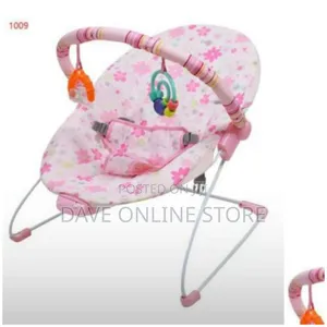 Baby Bouncing Rocker Chair With Toys-Pink