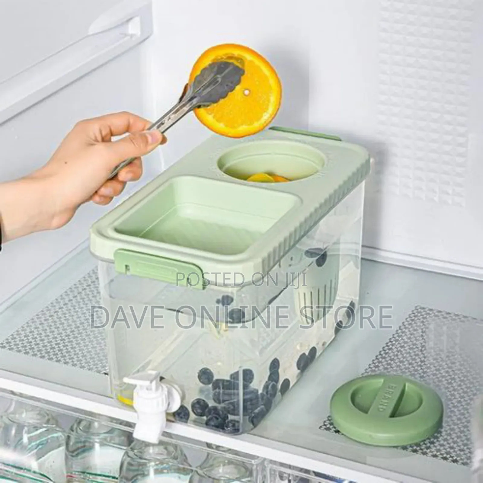 Juice Cold Kettle With Faucet 4L Frigerator Fruit Container