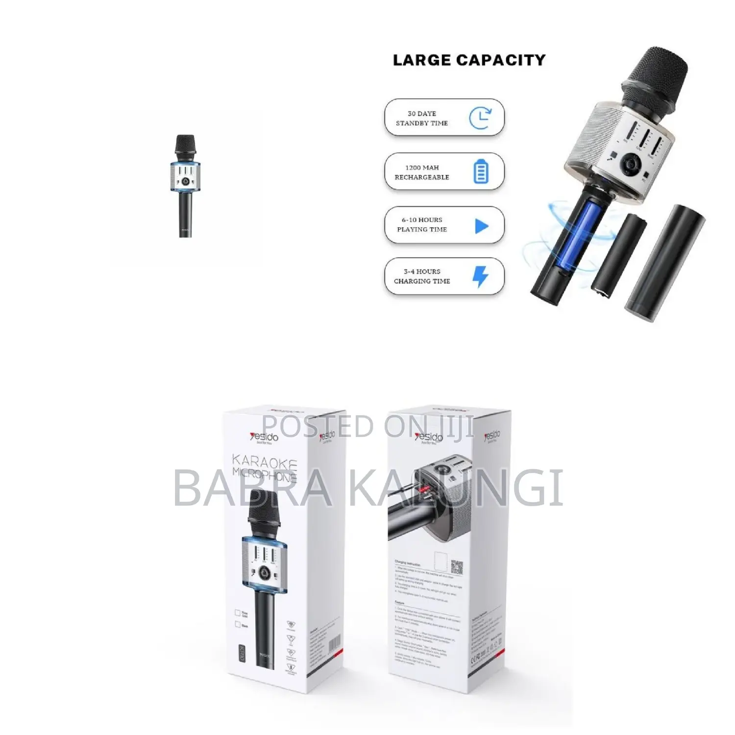 Karaoke Microphone for Kids Adult, Handheld