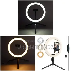 10 Inch Ring Light With Tripod Base