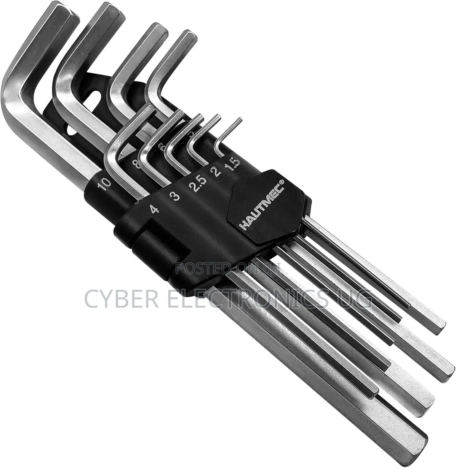 9pcs Allen Hex Key Set L Shape