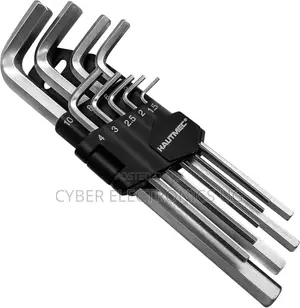 9pcs Allen Hex Key Set L Shape
