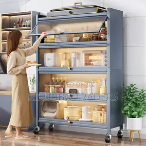 Heavy Duty Dust Proof Multilayer Kitchen Storage Rack