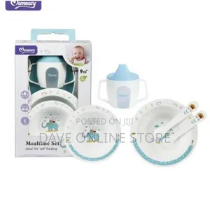 Mom Easy Mealtime Feeding Set - Blue