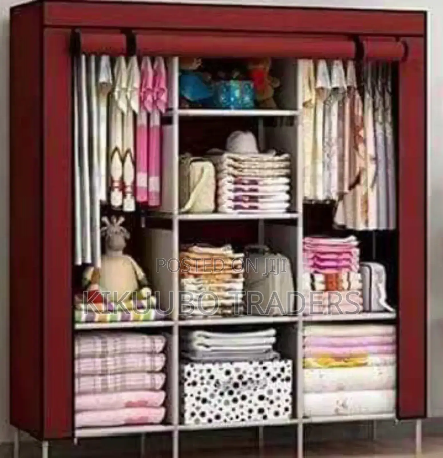 3 Collum Clothes Storage Wardrobe
