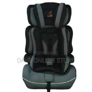 Baby Carseat Backless – Black