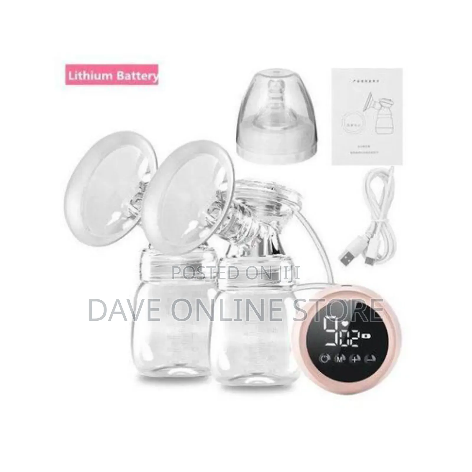 Portable Electric Rechargeable Double Breast Pump