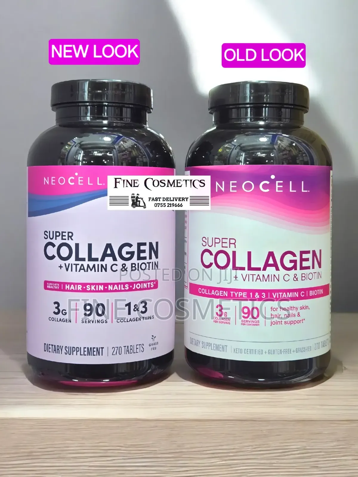 ORIGINAL Neocell Super Collagen Biotin Vitamin C Tablet |270