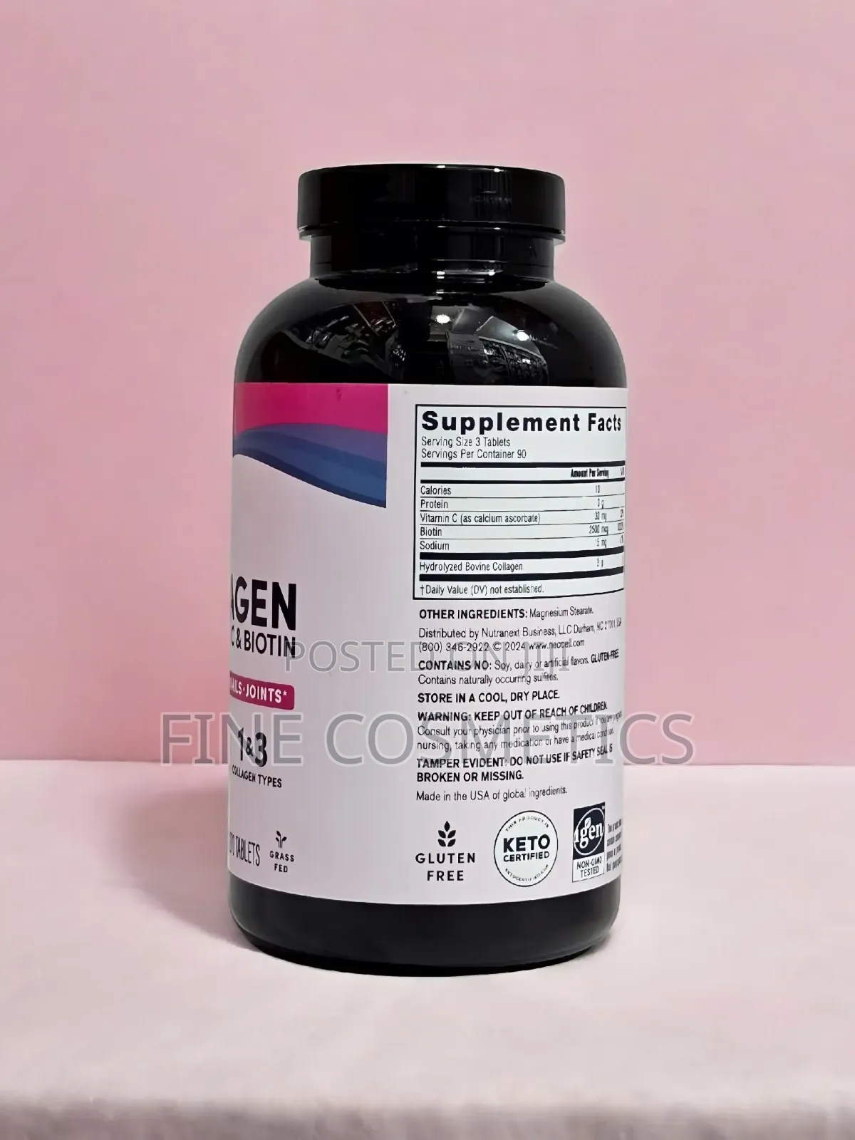 ORIGINAL Neocell Super Collagen Biotin Vitamin C Tablet |270
