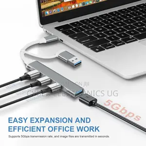 USB C Hub Adapter 2 in 1 USBC to USB Hub 4 Ports