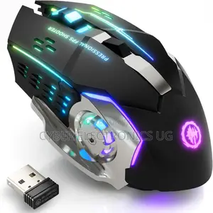 Bluetooth Gaming Mouse RGB Rechargeable 7 Colored