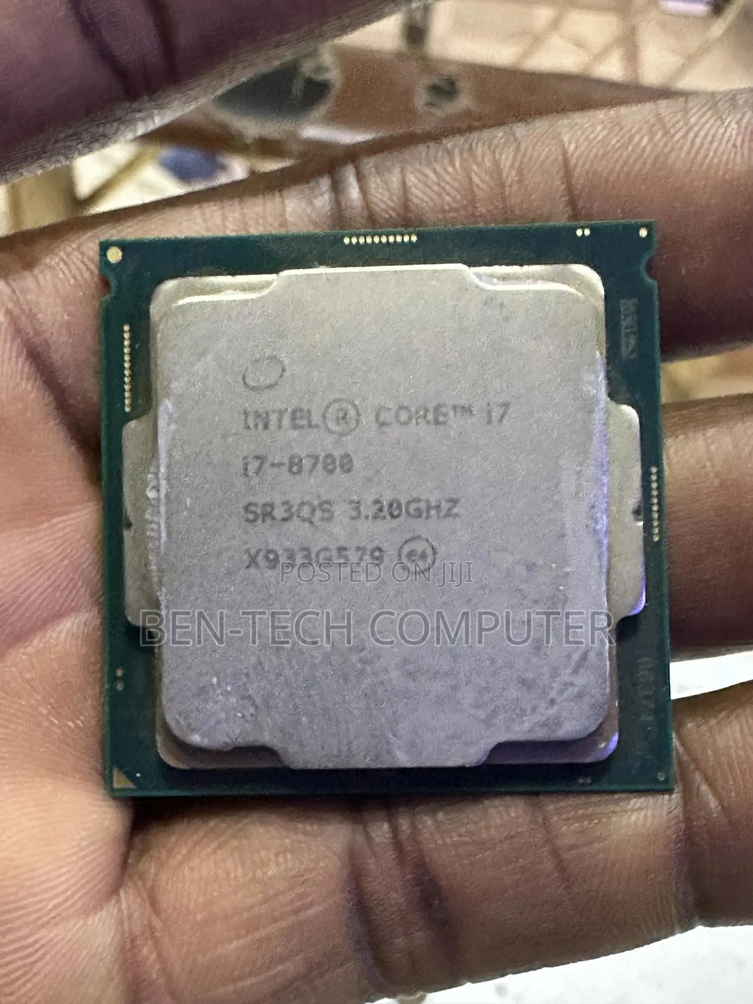 Cpu Processor Core I7 8th Generation