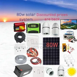 80w Solar System Full Kit German XNJDH