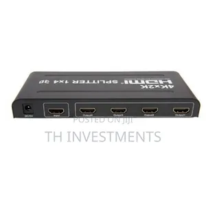 1 X 4 Way HDMI Splitter