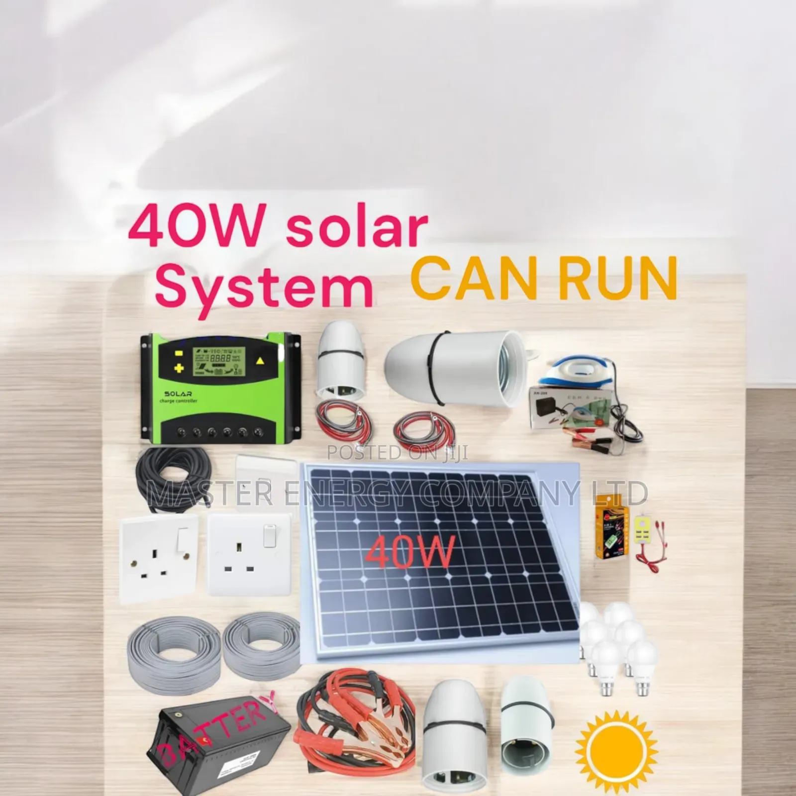 40w Solar System Full Kit German FKFNJD