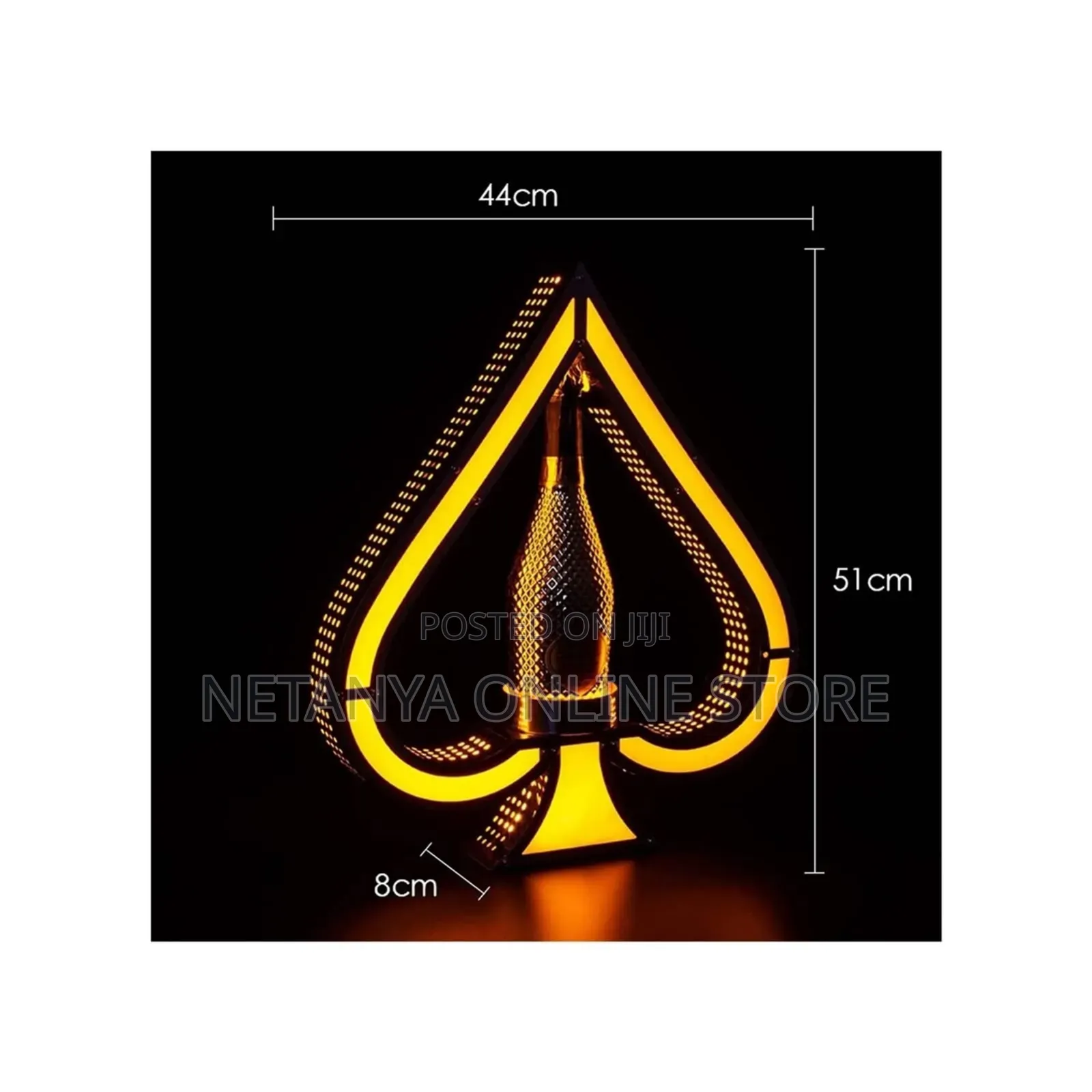 Led Lighted Liqour Bottle Display Shelf