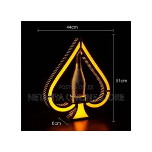 Led Lighted Liqour Bottle Display Shelf