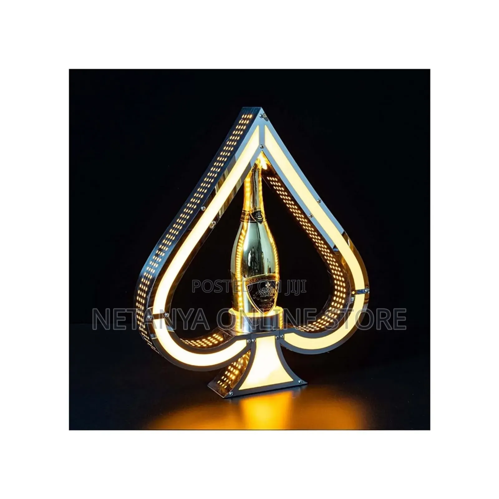 Led Lighted Liqour Bottle Display Shelf