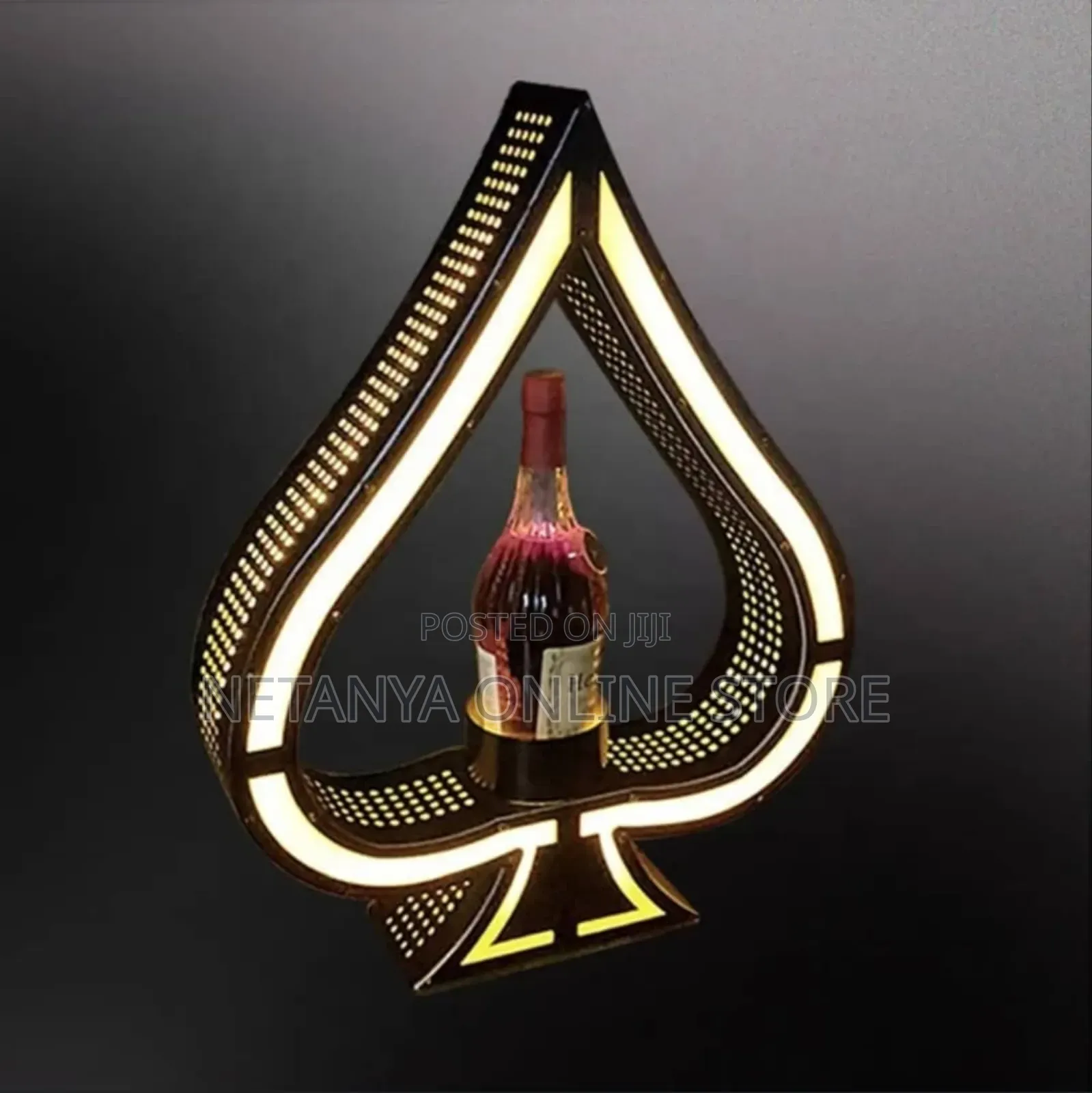 Led Lighted Liqour Bottle Display Shelf