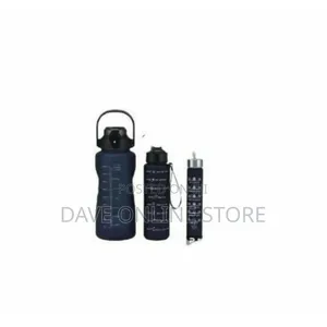 3in1 Extra Large Water Bottle Set Multicolor