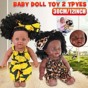 Black African Girl Doll for Kids Girl Age 3 4 5 6 7 Years
