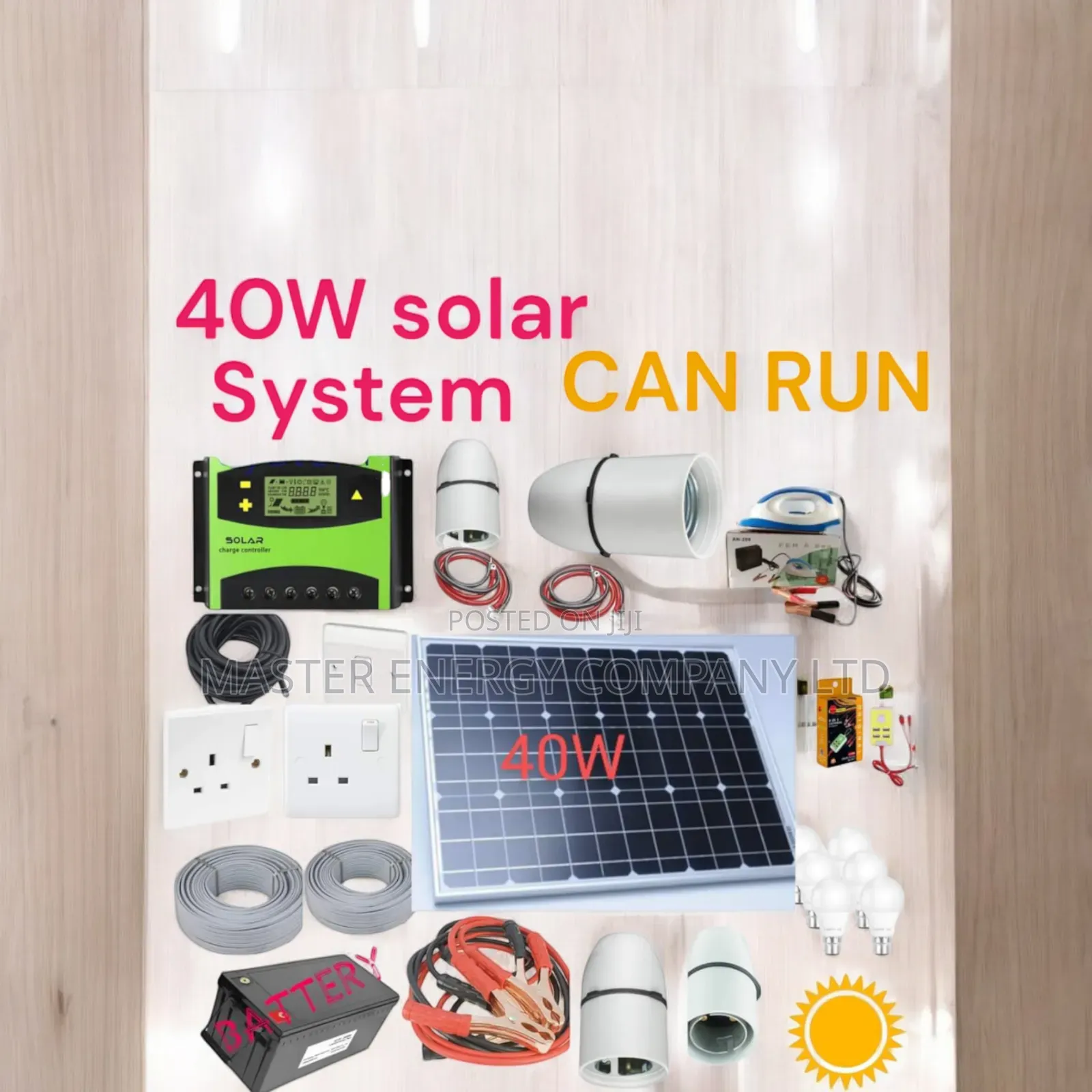40w Solar System Full Kit DHFHN