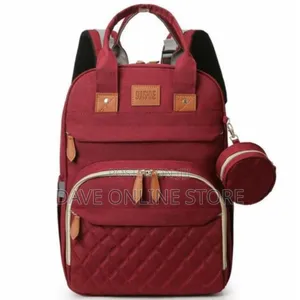 Diaper Bag Backpack With Baby Changing Station - Maroon