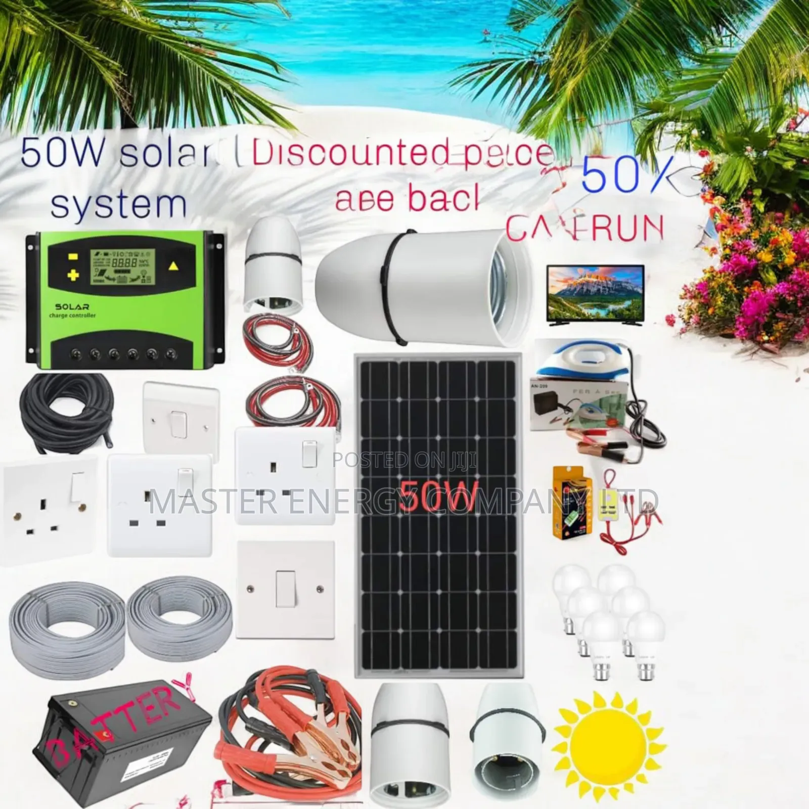 50w Solar System Full Kit German NSCCV