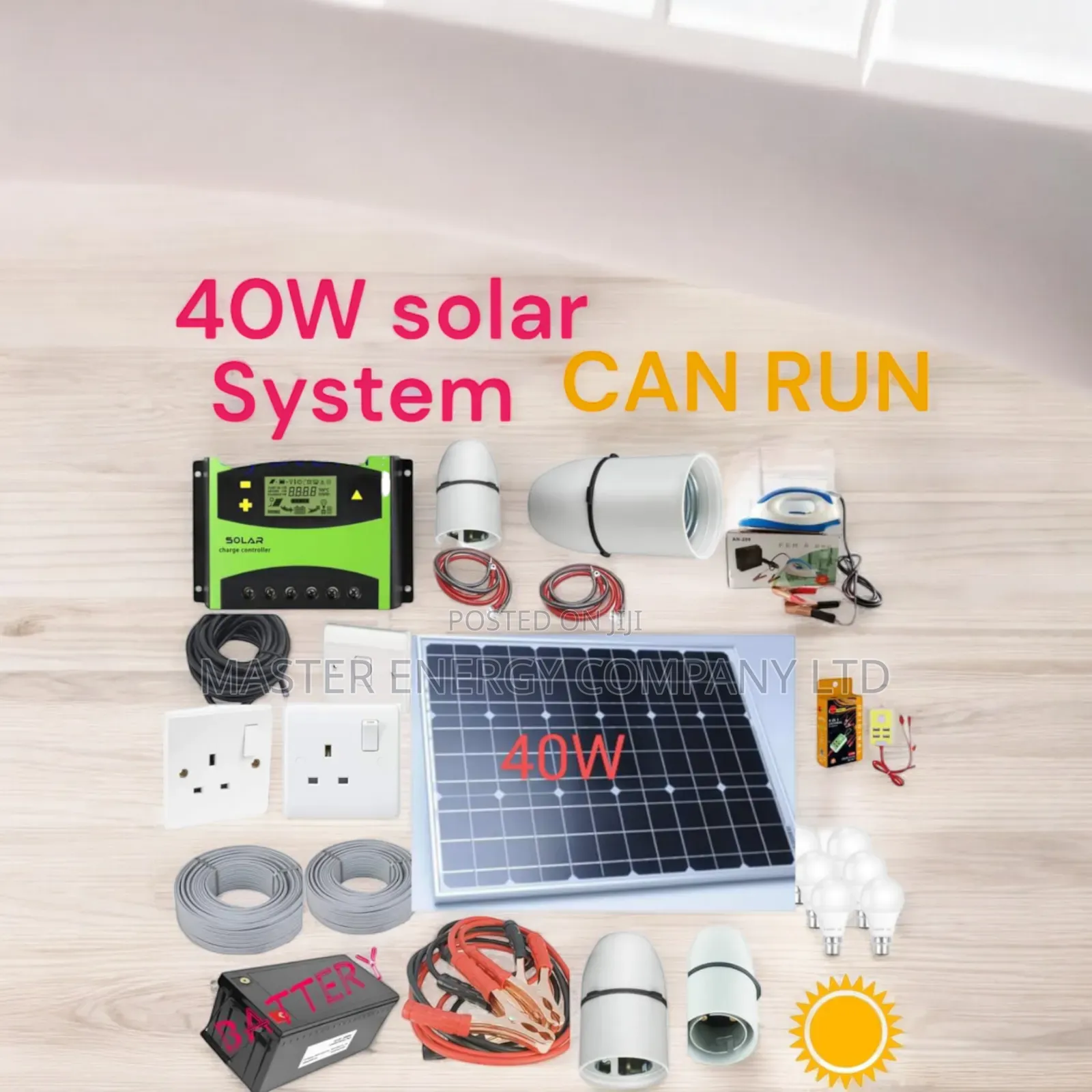 40w Solar System Full Kit German SBCFS