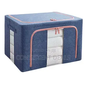 Set of 3 Foldable Clothes Storage Boxes