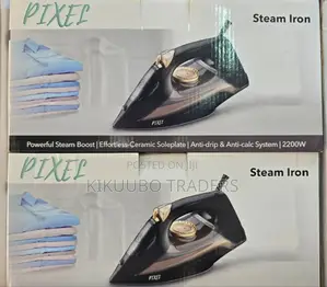Pixel Steam Flat Dry Iron -Black