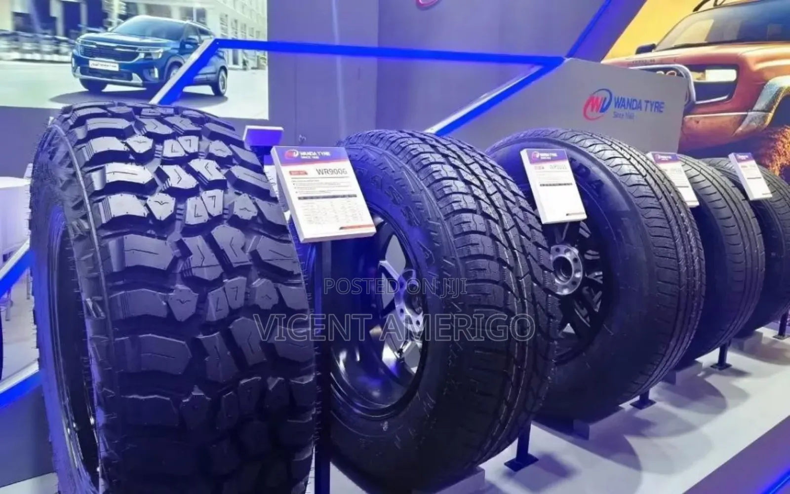 New Tyres in Different Types