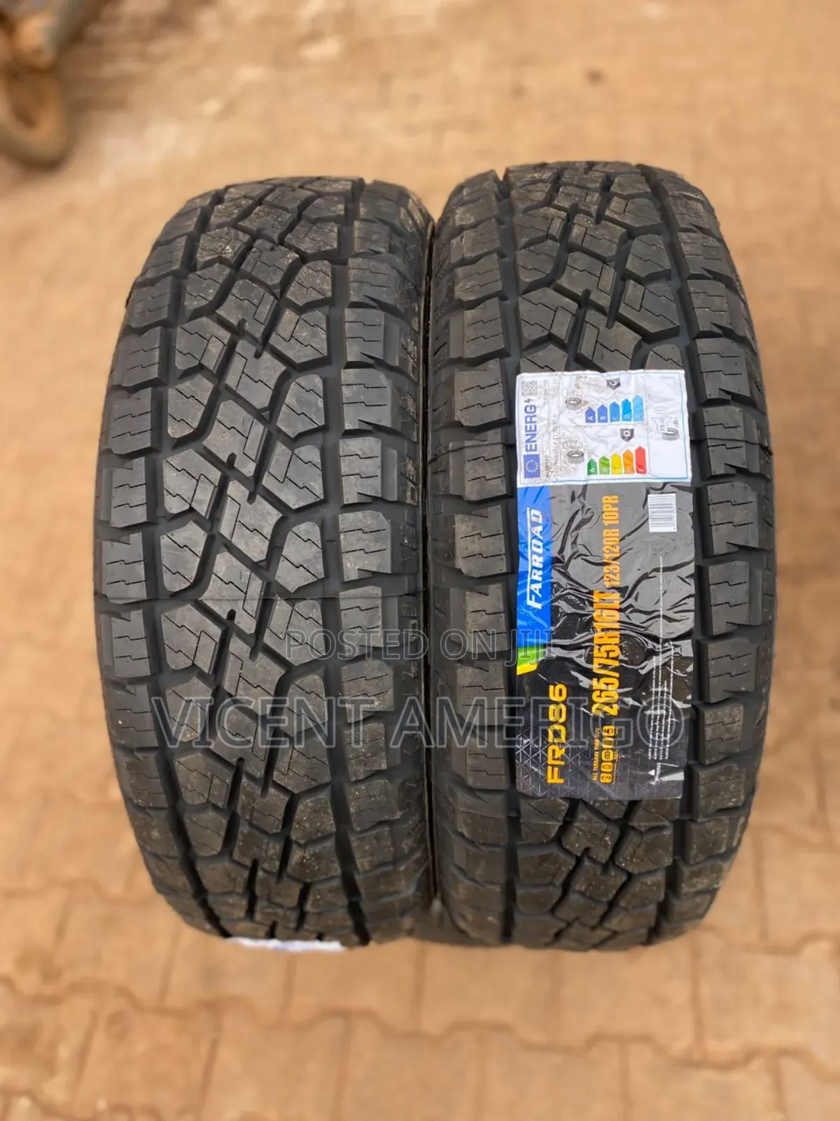 New Tyres in Different Types
