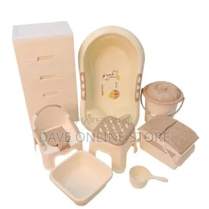 New Baby Mother Care Bathing Tube Set Baby Basin Set-Cream