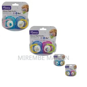 Momeasy Baby Silicone Night Pacifier (Colour May Vary) -Blue