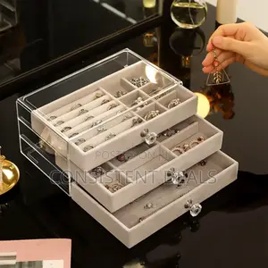 3 Layer Jewelry Organizer Drawer